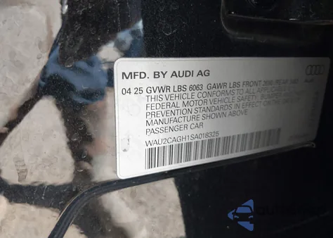 2025 Audi A6 E-Tron Premium Plus z USA, uszkodzony, nr VIN WAU2CAGH1SA018325